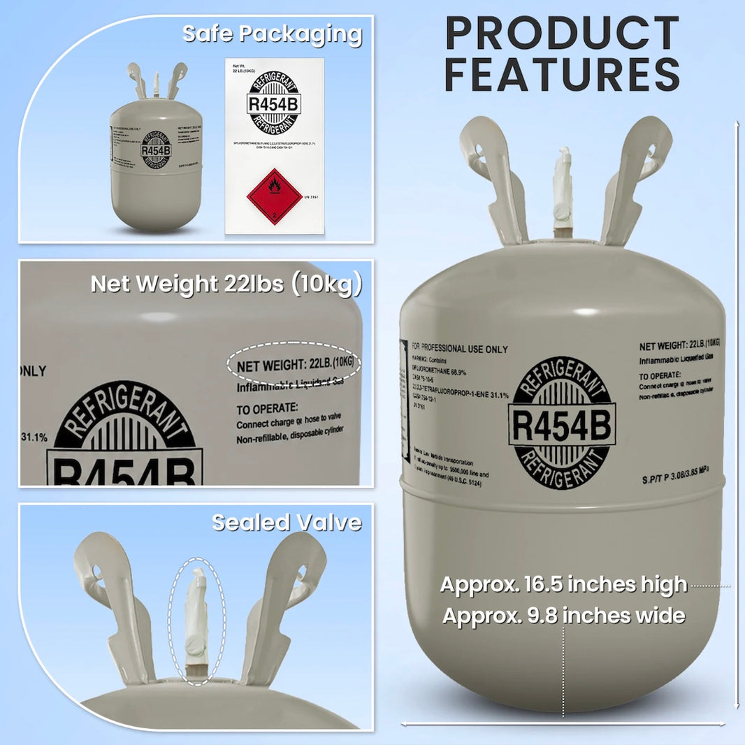 R454B compatible equipment and professional service application