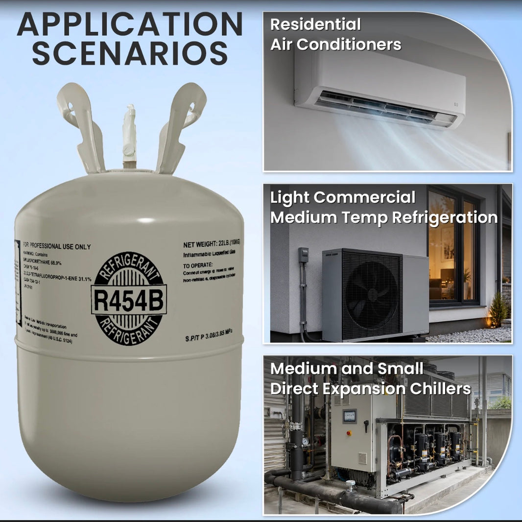R454B refrigerant cylinder